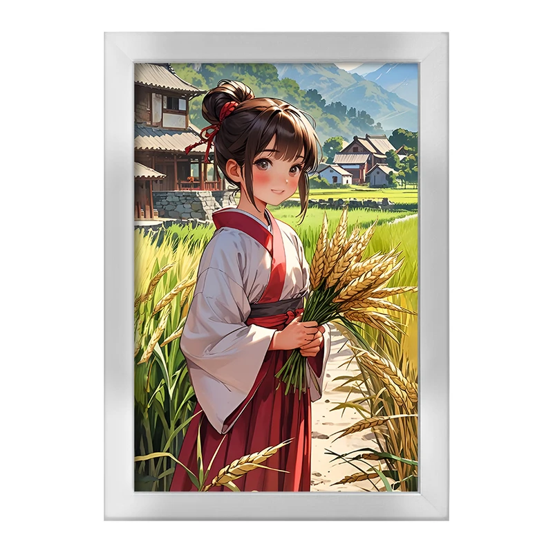 تابلو خندالو طرح دختر ژاپنی کد F12607