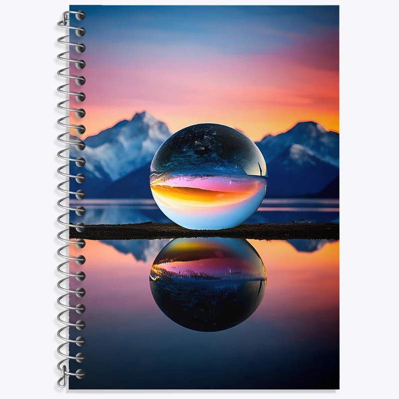 دفتر نت موسیقی 50 برگ خندالو طرح گوی زیبا کد F4342