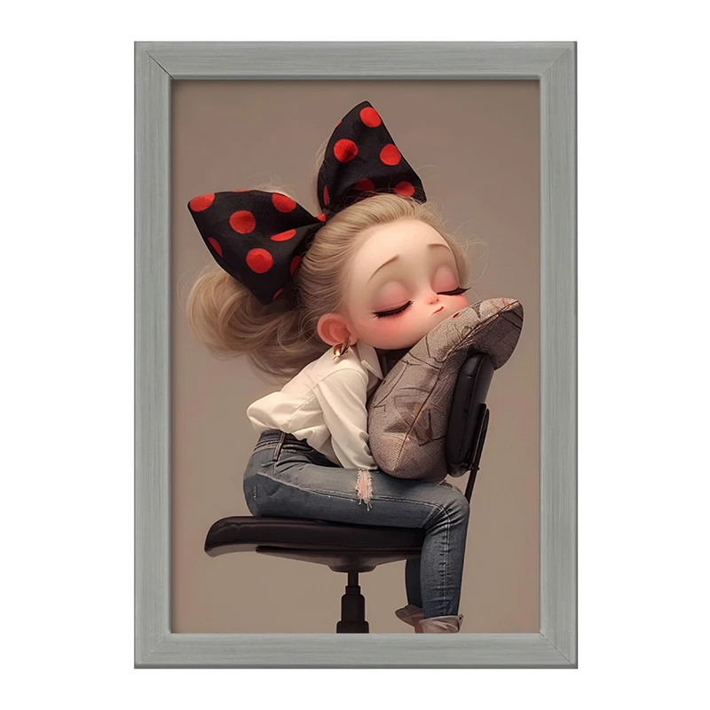 تابلو خندالو طرح دخترانه کد F5788