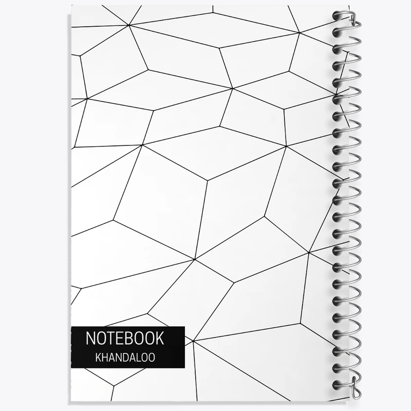 دفتر طراحی 50 برگ خندالو طرح مدرن کد N211