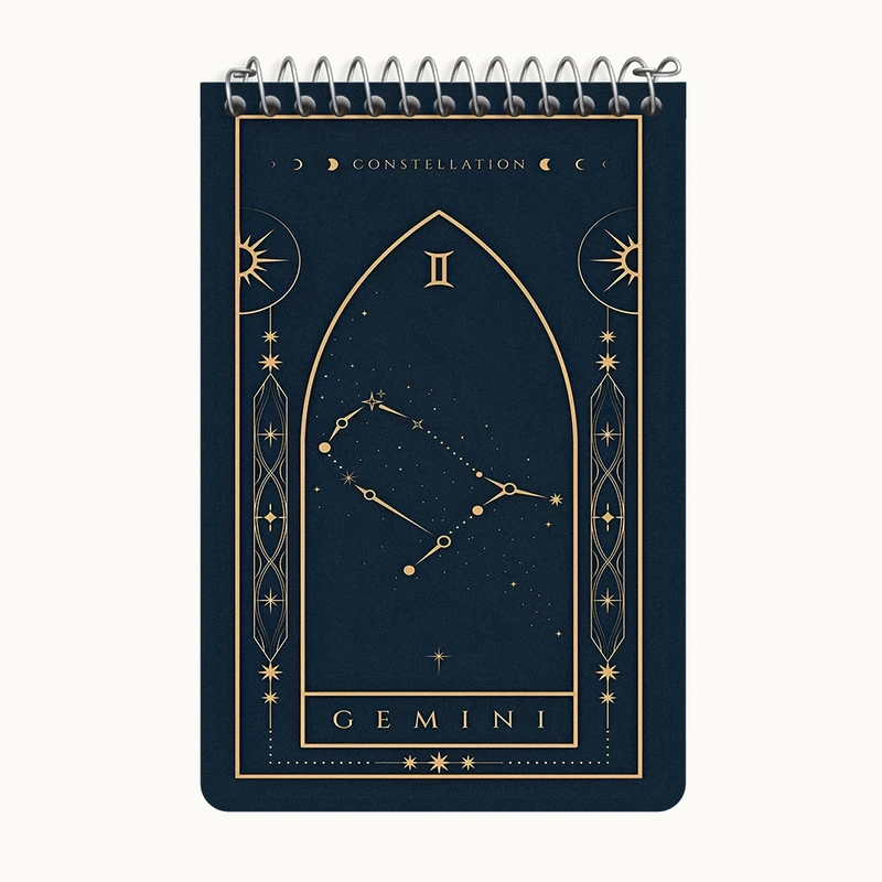 دفتر یادداشت 50 برگ خندالو طرح ماه تولد خرداد کد F10884