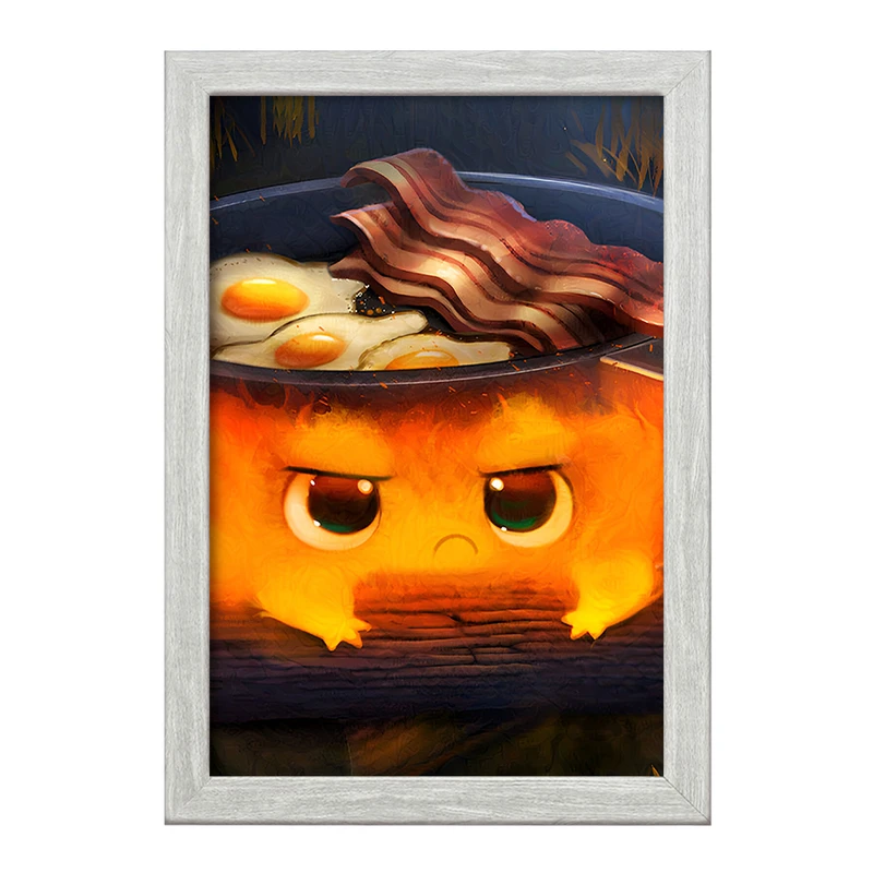 تابلو خندالو طرح کالسیفر قلعه متحرک هاول کد F9357