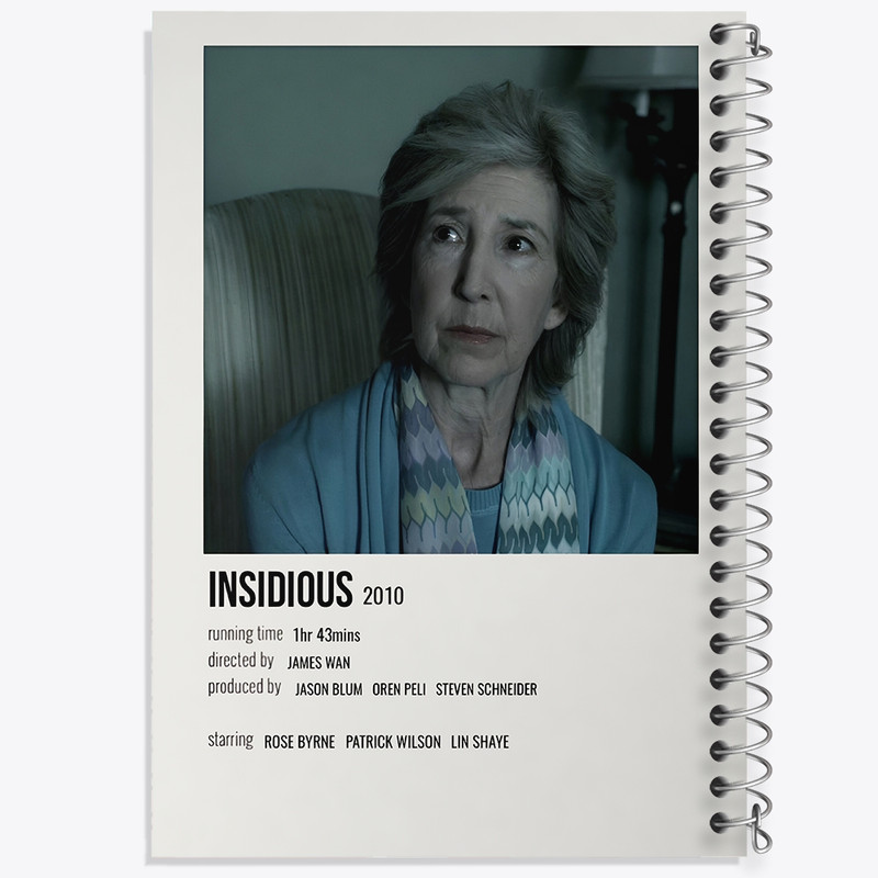 دفتر طراحی 50 برگ خندالو طرح توطئه آمیز (Insidious) کد F13120