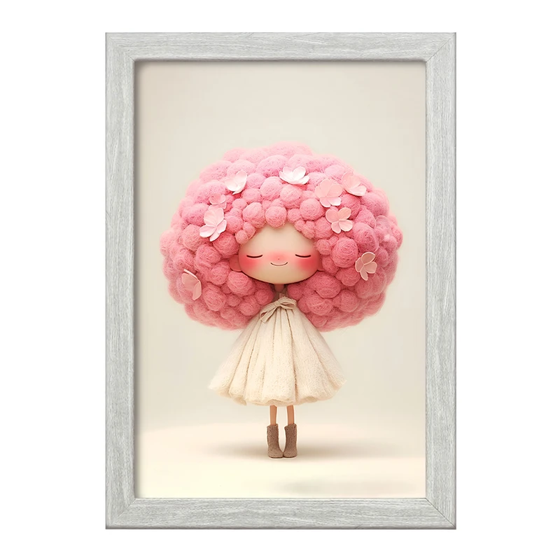 تابلو خندالو طرح دخترانه کیوت کد F5156