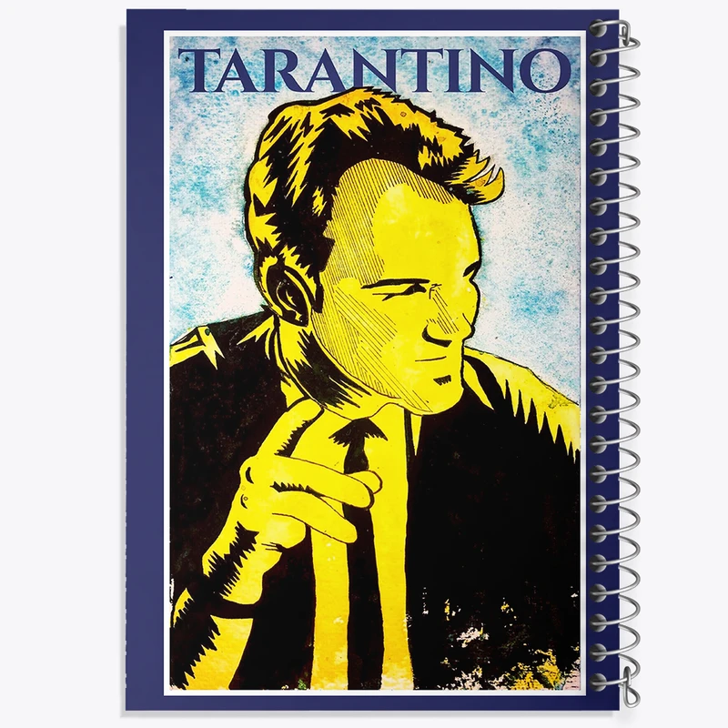 دفتر مشق 100 برگ خندالو طرح کوئنتین تارانتینو (Quentin Tarantino) کد F11460