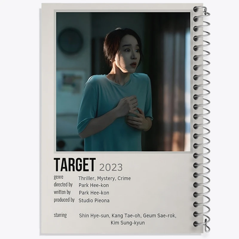 دفتر شطرنجی 50 برگ خندالو طرح هدف (Target) کد F12955