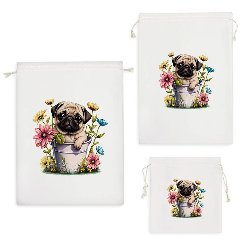 نظم دهنده خندالو مدل سگ وگل کد 3571 مجموعه 3 عددی