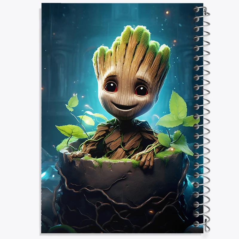 دفتر نقاشی 50 برگ خندالو طرح گروت (Groot) کد N6346