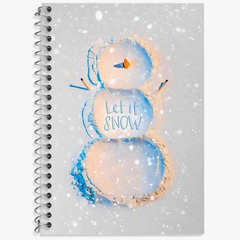 دفتر نت موسیقی 50 برگ خندالو طرح آدم برفی کد N7732