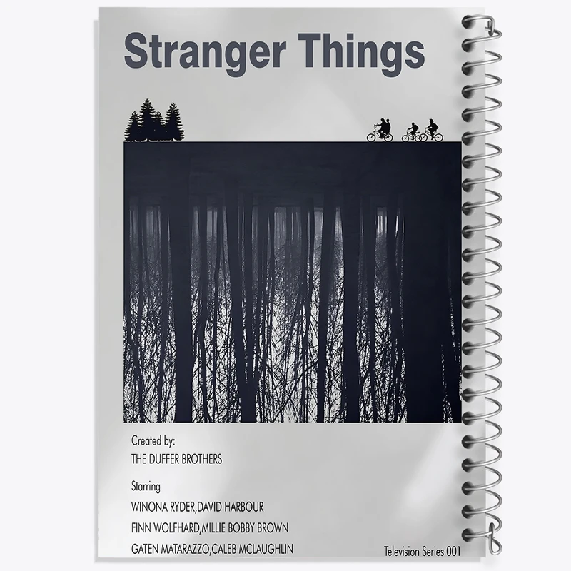دفتر لیست خرید 50 برگ خندالو طرح استرنجر تینگز (Stranger Things) کد F13864
