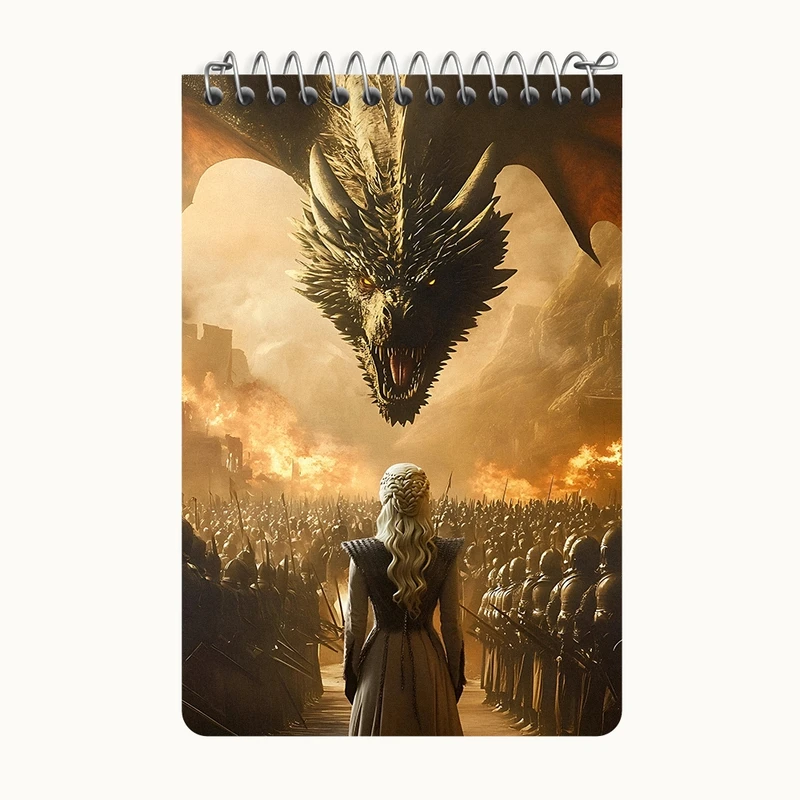 دفتر یادداشت 50 برگ خندالو طرح گیم آف ترونز (Game of Thrones) کد F12912