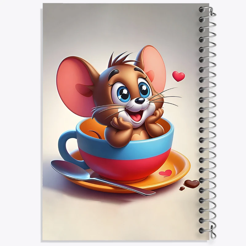 دفتر نقاشی 50 برگ خندالو طرح جری (Jerry) کد F11814