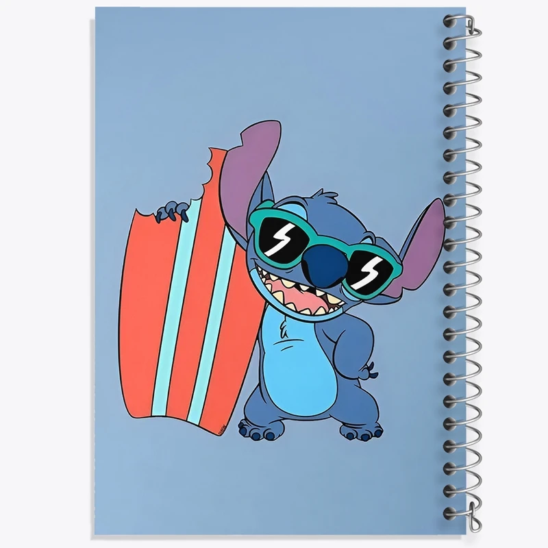 دفتر شطرنجی 50 برگ خندالو طرح استیچ کد F11001