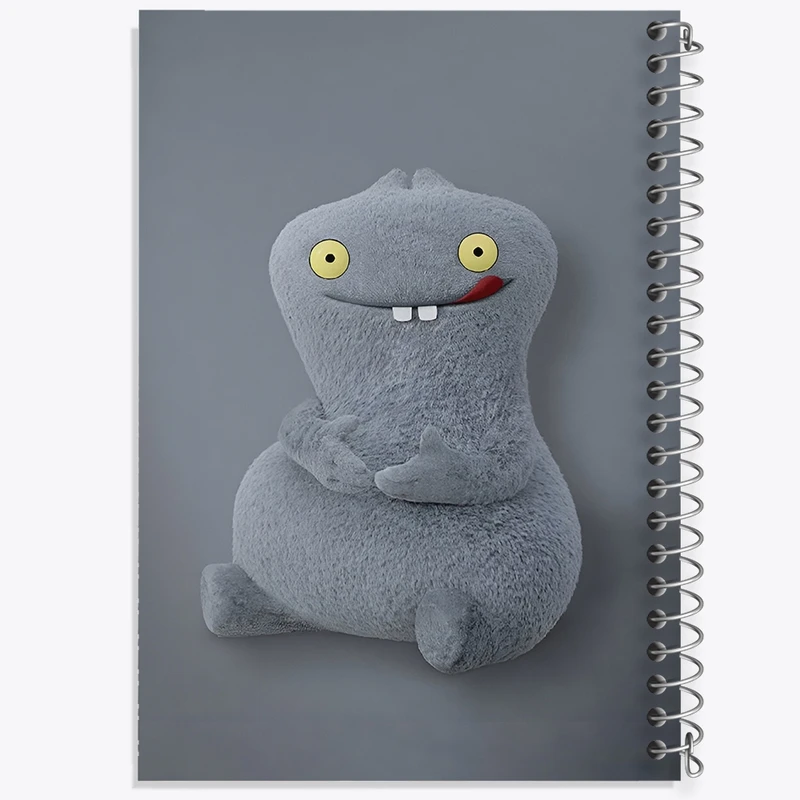 دفتر طراحی 50 برگ خندالو طرح هیولای کیوت کد N2673