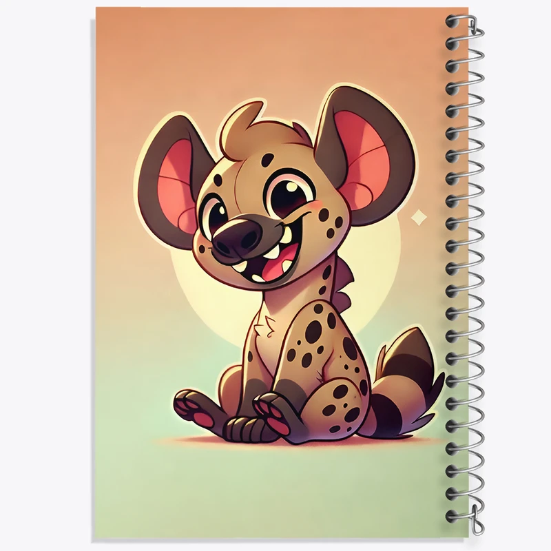 دفتر نقاشی 50 برگ خندالو طرح کفتار بامزه کد F11833