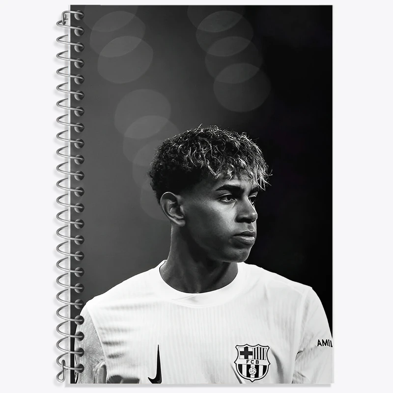 دفتر نت موسیقی 50 برگ خندالو طرح لامین یامال (Lamine Yamal) کد F14304