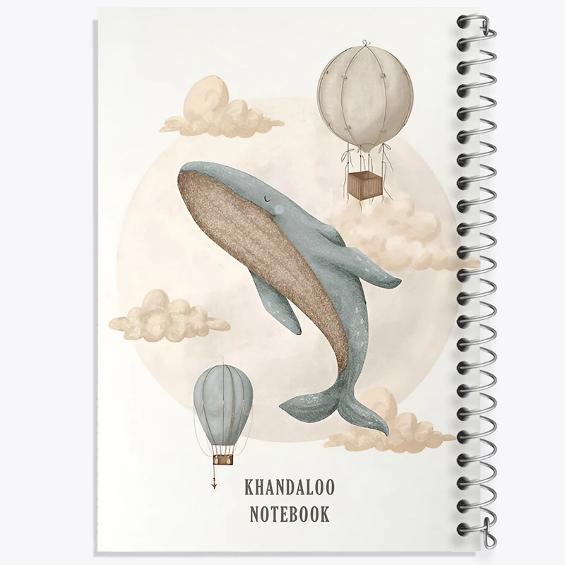 دفتر طراحی 50 برگ خندالو طرح وال فانتزی کد N8491