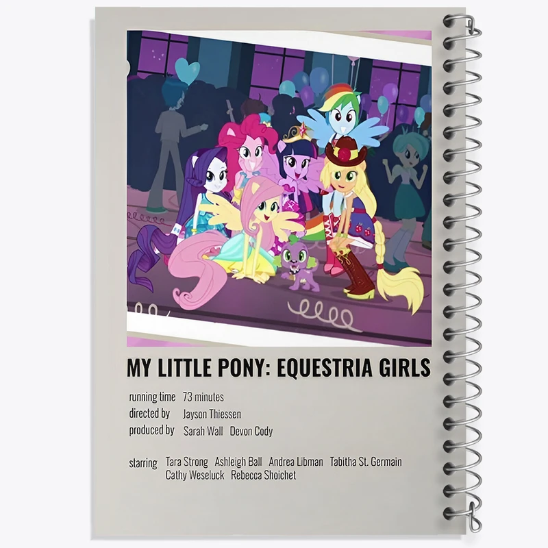 دفتر مشق 100 برگ خندالو طرح پونی (Pony) کد F13229