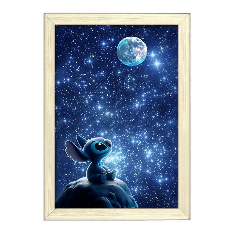 تابلو خندالو طرح استیچ (Stitch) کد F14393