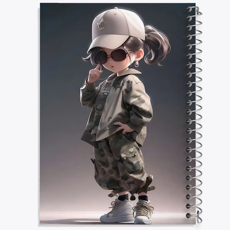 دفتر نقاشی 50 برگ خندالو طرح دخترانه کد F4039