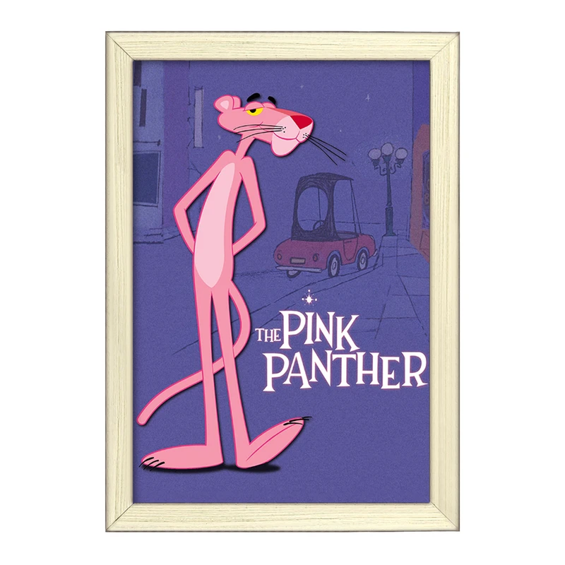 تابلو خندالو طرح پلنگ صورتی Pink Panther  کد 1403