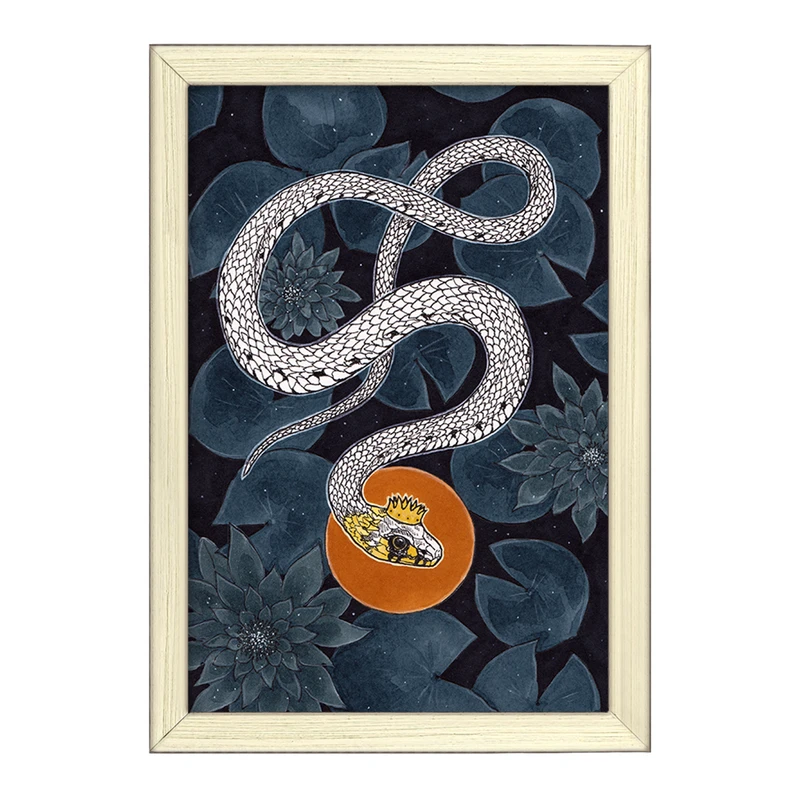 تابلو خندالو طرح مار کد F14126