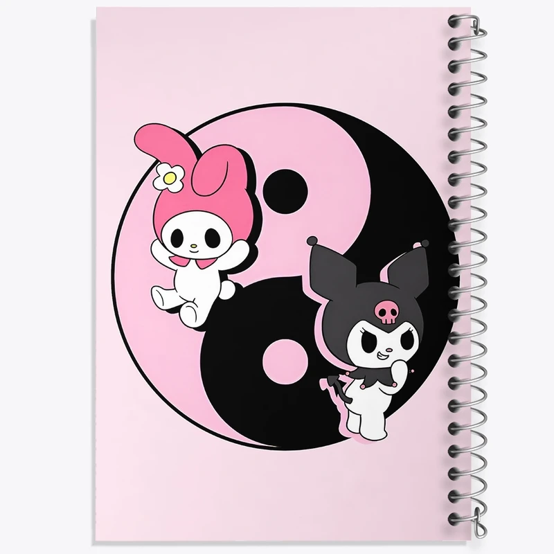 دفتر طراحی 50 برگ خندالو طرح کورومی و مای ملودی کد F3744