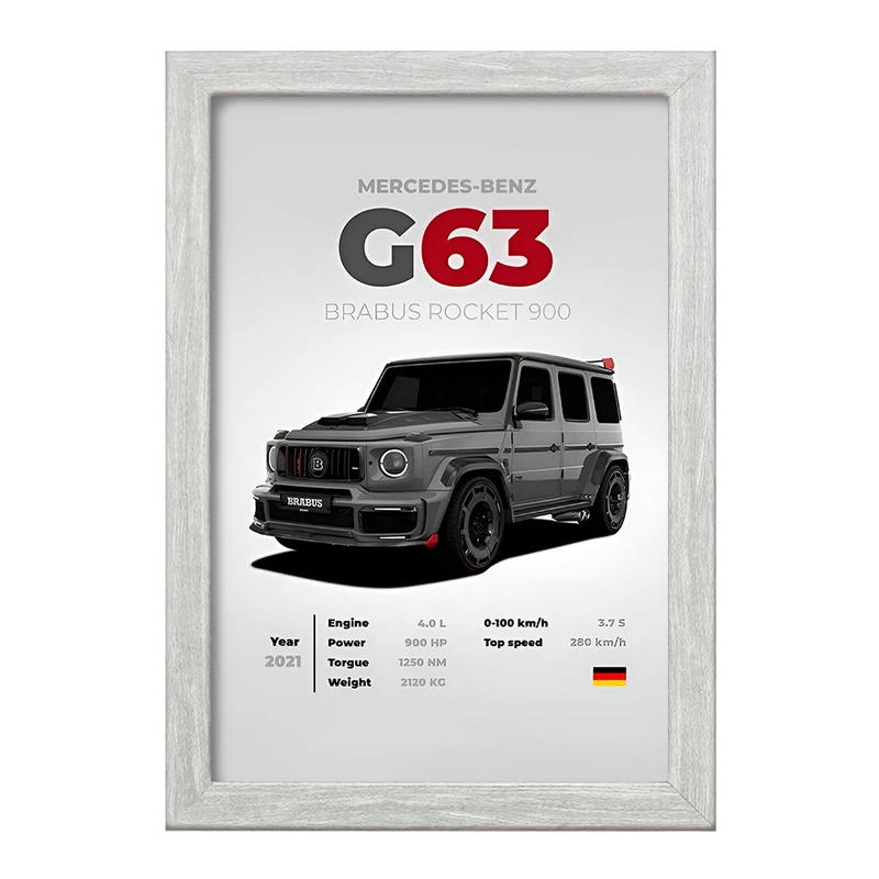 تابلو خندالو طرح مرسدس بنز (Mercedes Benz) کد F13485