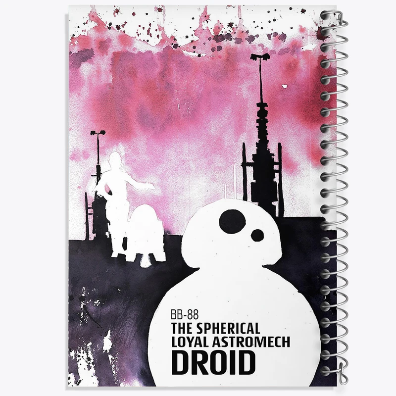 دفتر نقاشی 50 برگ خندالو طرح جنگ ستارگان (Star Wars) کد F11375