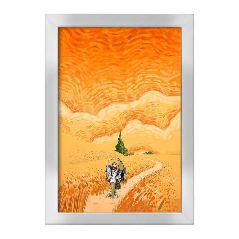 تابلو خندالو طرح ونسان ونگوگ کد F5072