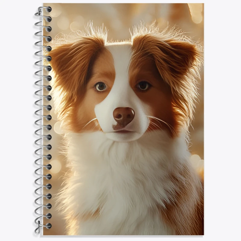 دفتر زبان 50 برگ خندالو مدل دو خط طرح سگ کد F12672