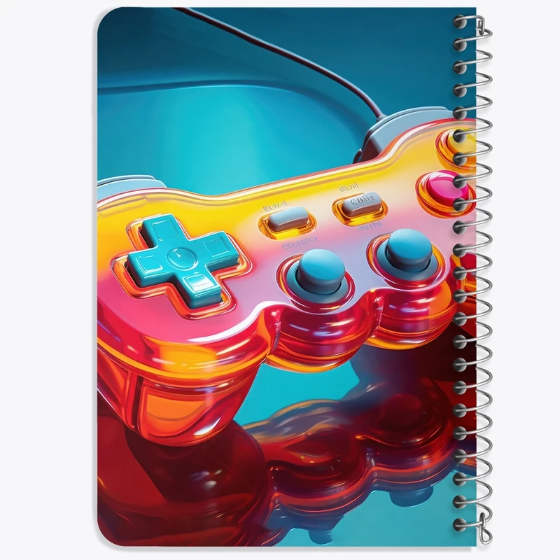 دفتر یادداشت 50 برگ خندالو طرح گیم (Game) کد F3206