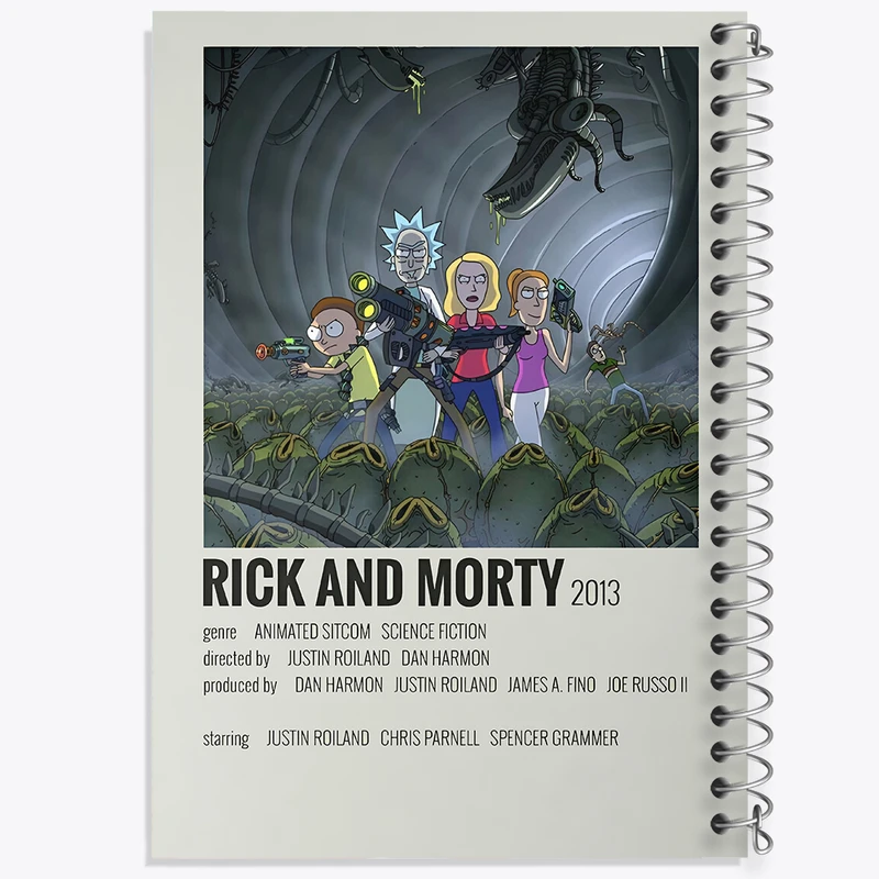 دفتر مشق 50 برگ خندالو طرح ریک و مورتی (Rick and Morty) کد F13108