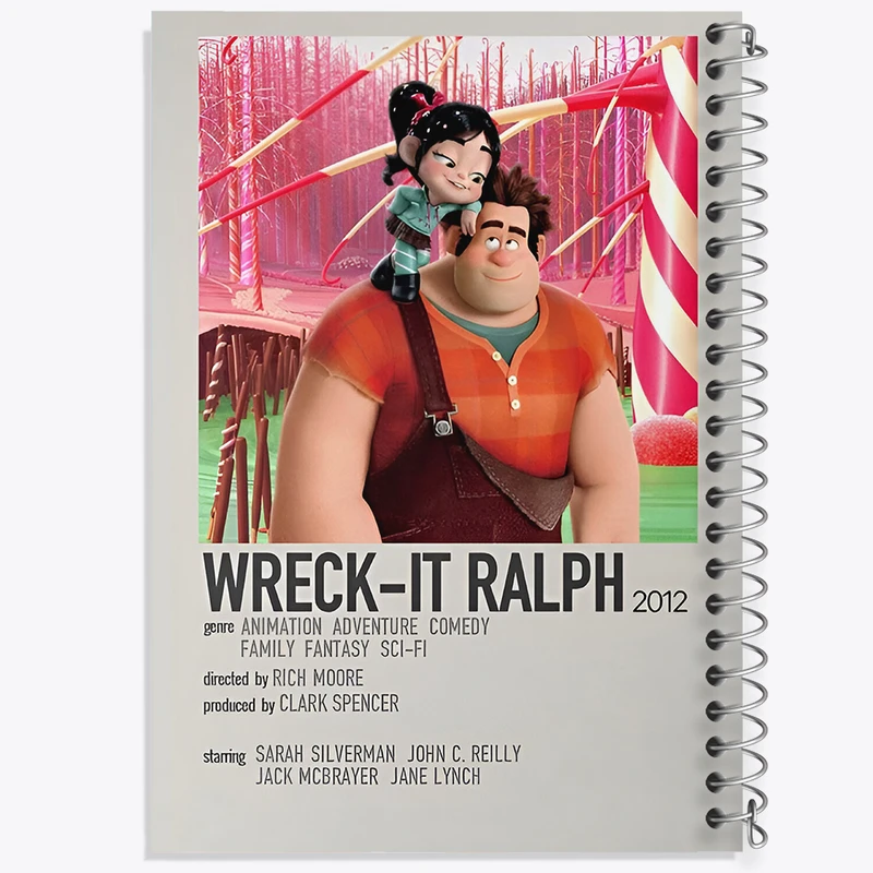 دفتر مشق 50 برگ خندالو طرح رالف خرابکار (Wreck-It Ralph) کد F14213