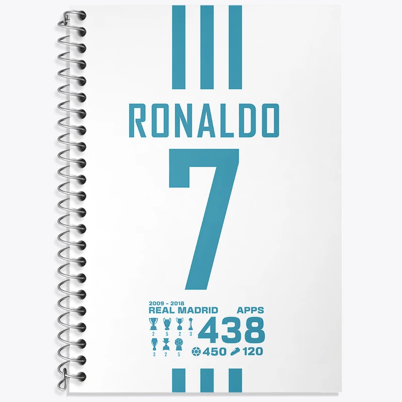 دفتر نت موسیقی 50 برگ خندالو طرح کریستیانو رونالدو کد N8267