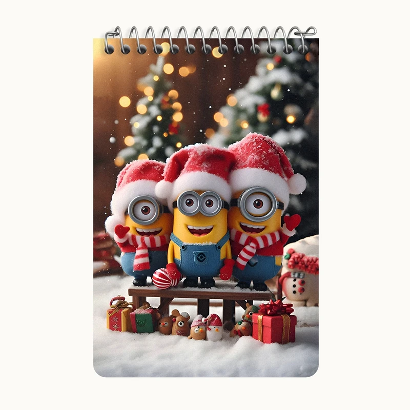 دفتر یادداشت 50 برگ خندالو طرح مینیون ها (Minions) کد F8082