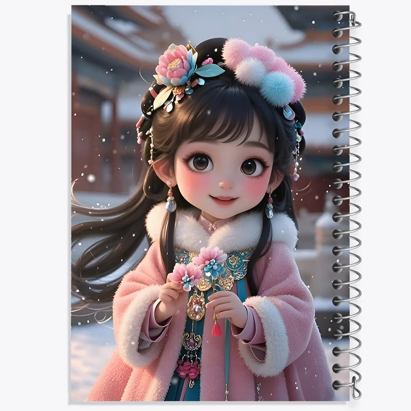 دفتر لیست خرید 50 برگ خندالو طرح دخترانه کد F9881