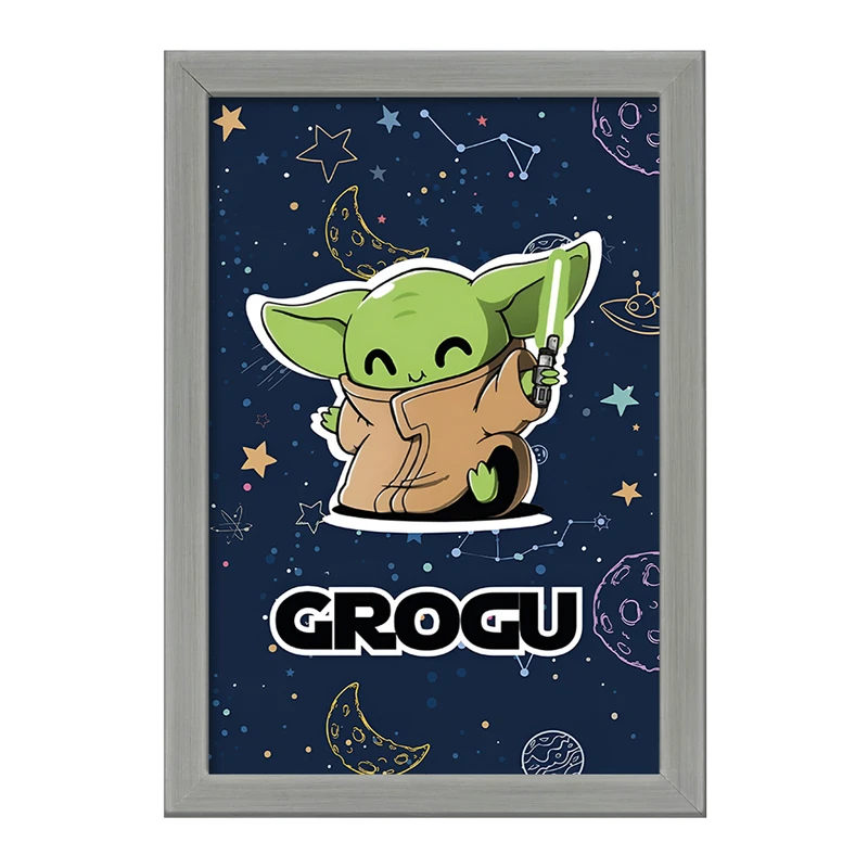 تابلو خندالو طرح بیبی یودا کد F11023