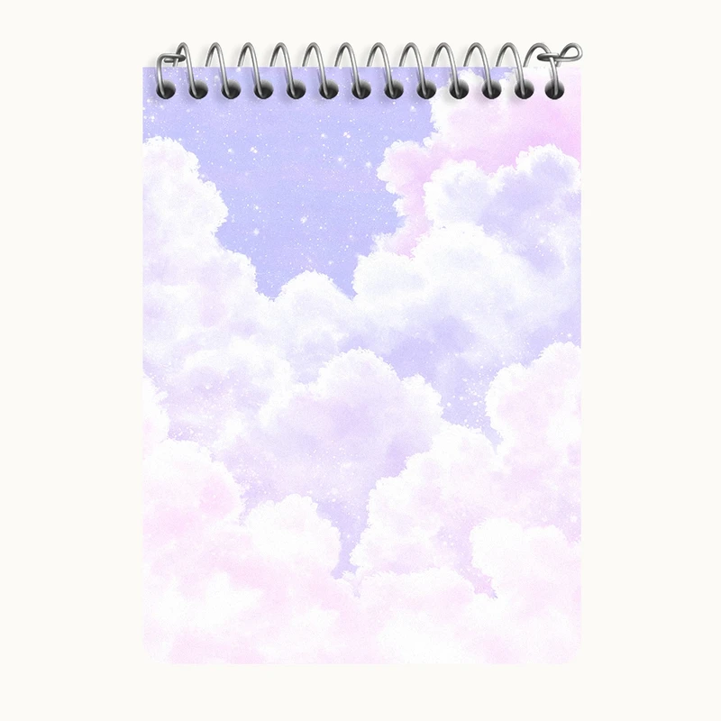 دفتر یادداشت 50 برگ خندالو طرح آسمان کد N8306