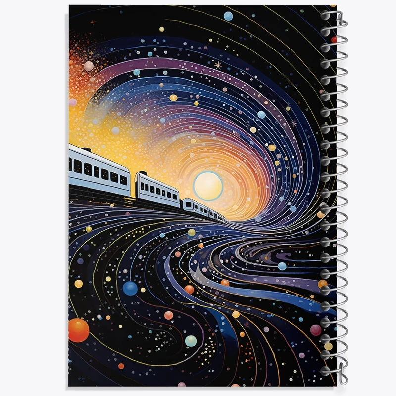 دفتر لیست خرید 50 برگ خندالو طرح قطار ابدیت کد F4571