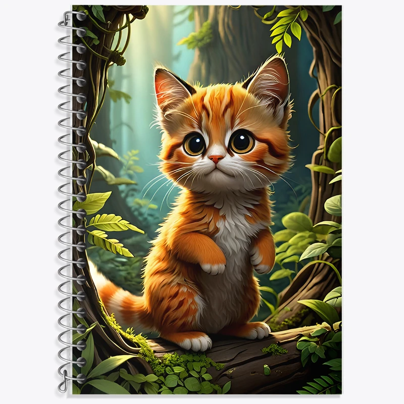 دفتر نت موسیقی 50 برگ خندالو طرح گربه کد F8592