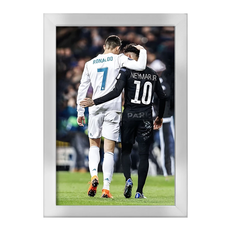 تابلو خندالو طرح کریستیانو رونالدو و نیمار کد F14266