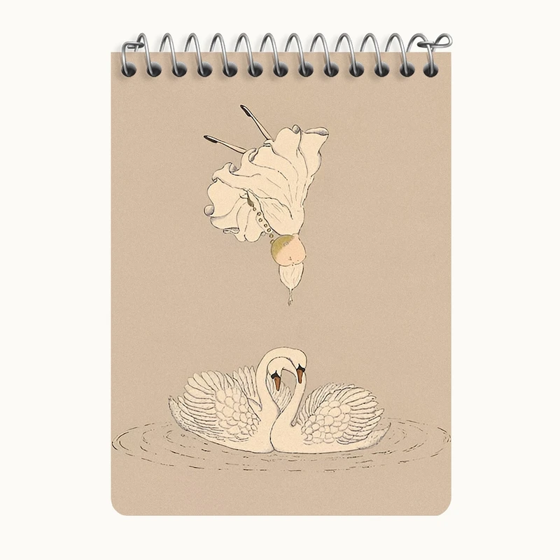 دفتر یادداشت 50 برگ خندالو طرح دخترانه فانتزی کد N8488