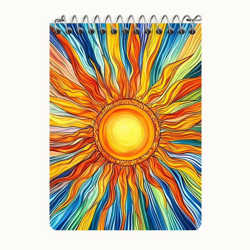 دفتر یادداشت 50 برگ خندالو طرح خورشید کد N6730