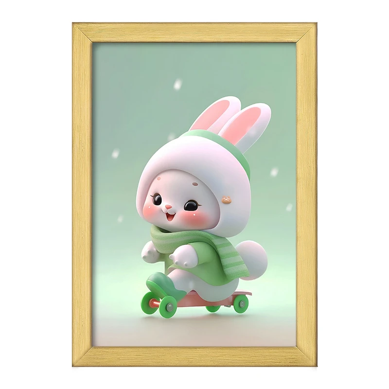 تابلو خندالو طرح خرگوش کیوت کد F5692