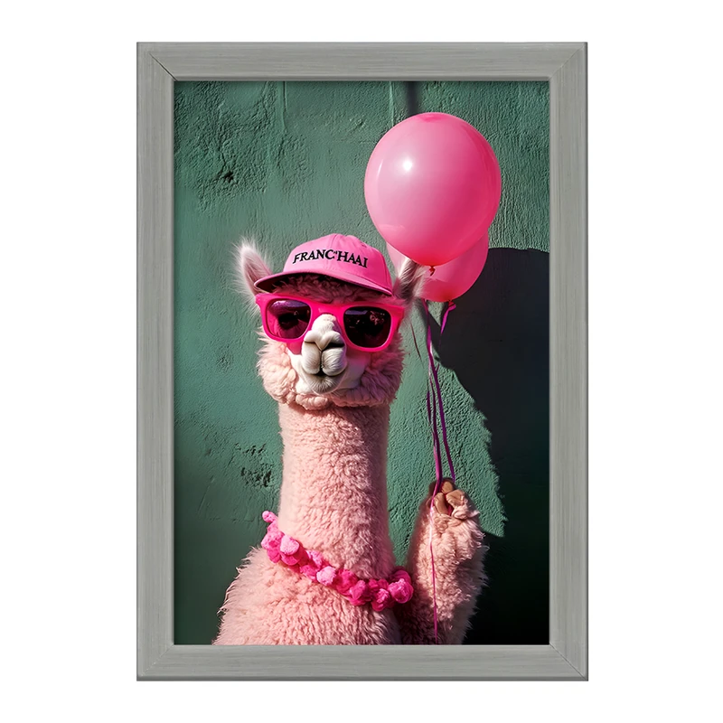 تابلو خندالو طرح لاما بامزه کد F11600