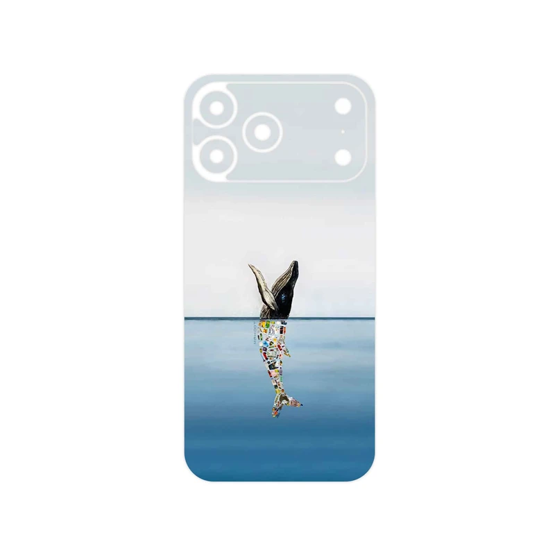 برچسب پوششی ماهوت مدل Collage of Sea Trash مناسب برای گوشی موبایل اپل iPhone 17 Pro Max