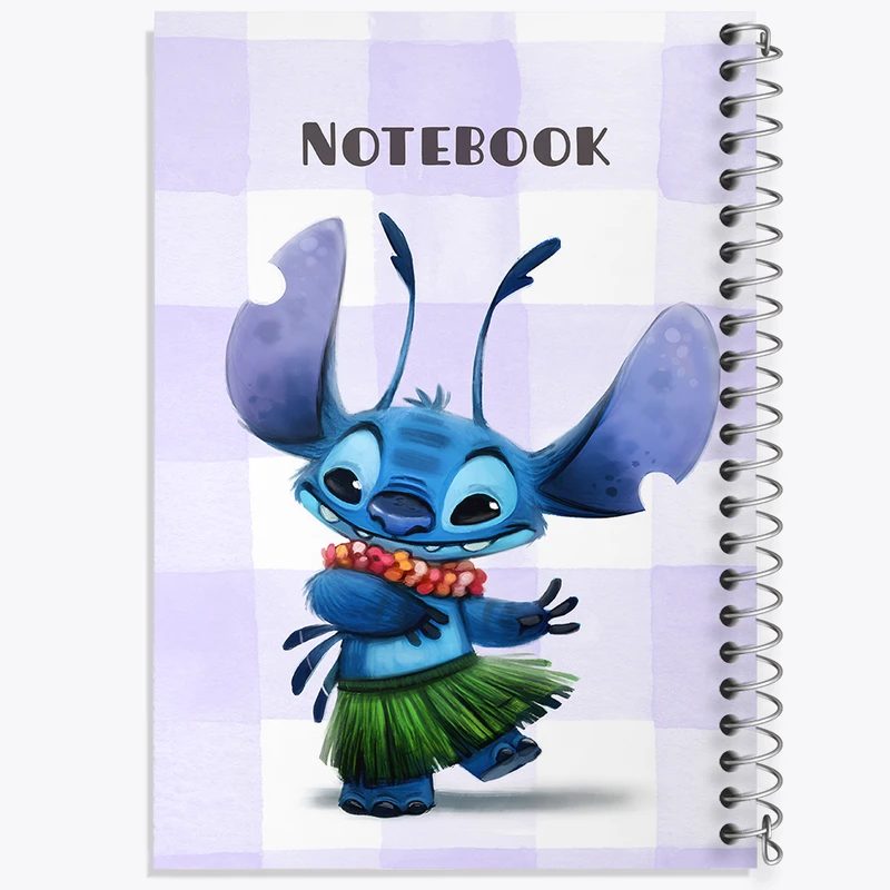 دفتر مشق 100 برگ خندالو طرح استیچ کد N6557