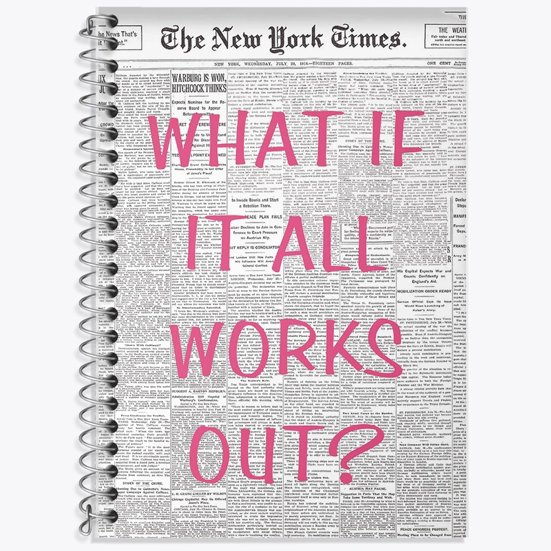 دفتر نت موسیقی 50 برگ خندالو طرح What If It All Works Out? کد F11898