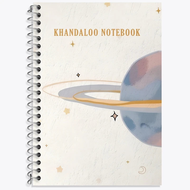 دفتر لغت 50 برگ خندالو طرح فضایی کد N8497